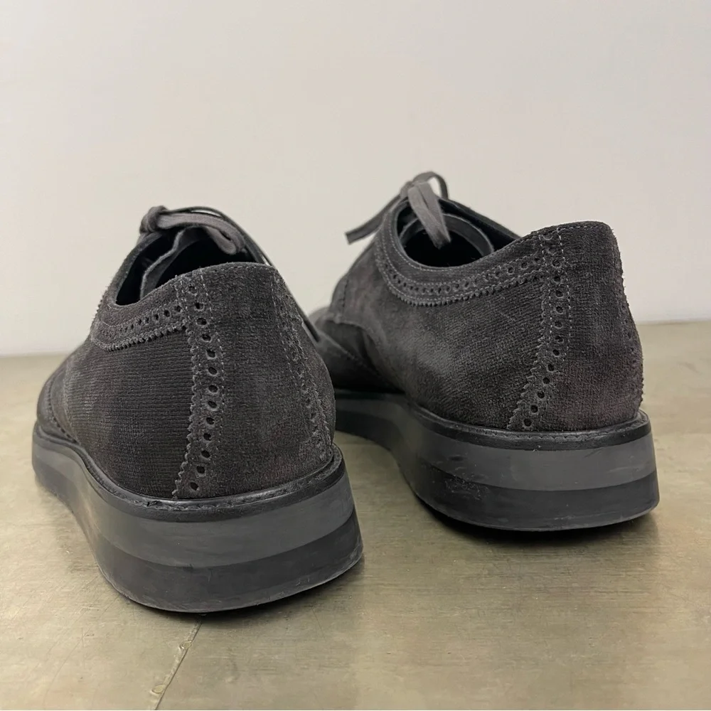 VINCE Pryce Suede Wingtip Oxford Lace Up Shoes